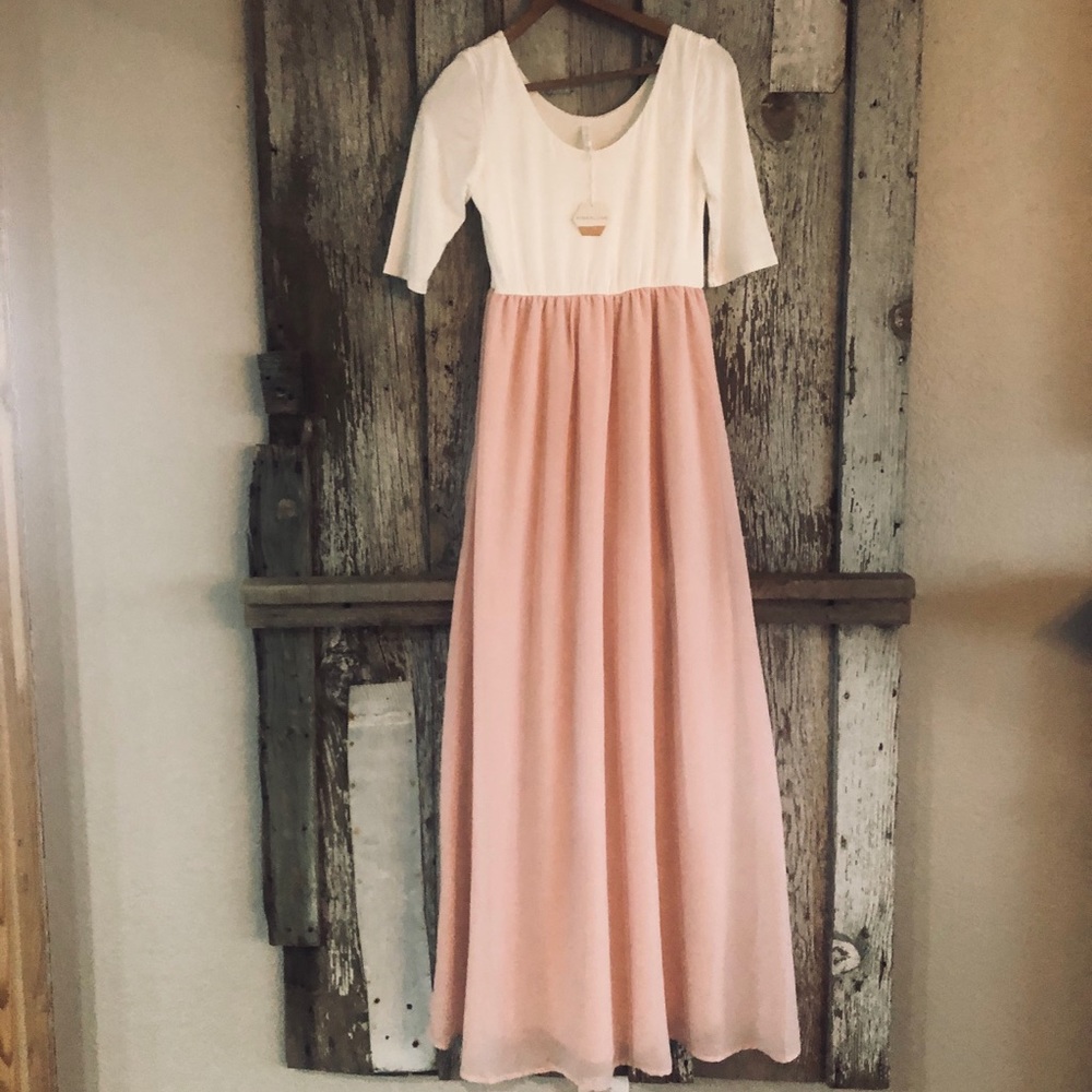 PinkBlush Long Dress